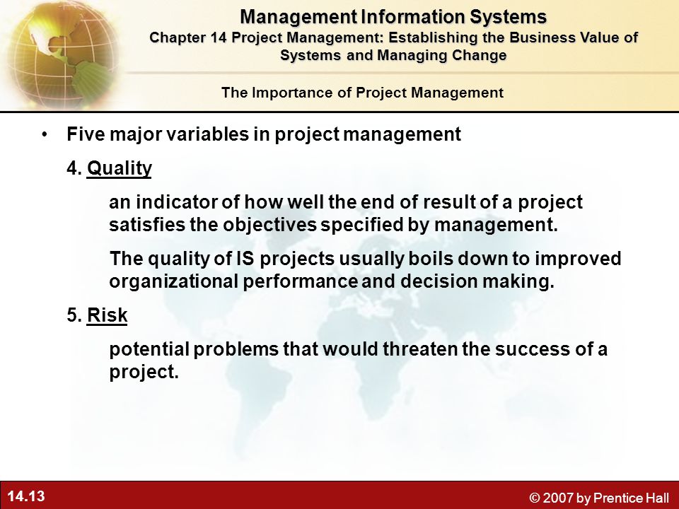 The Role of a Management Information System in an Organization